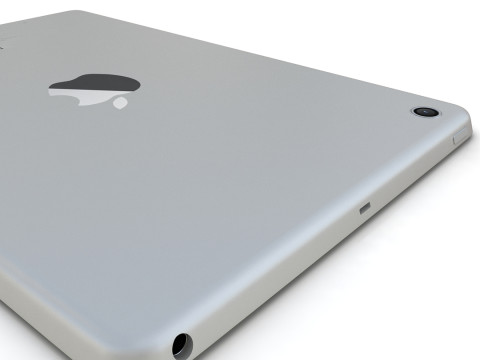 Apple iPad mini 2 silver 3D Model
