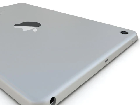 Apple iPad mini 2 シルバー 3Dモデル