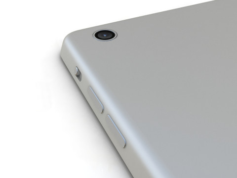 Apple iPad mini 2 silver 3D Model