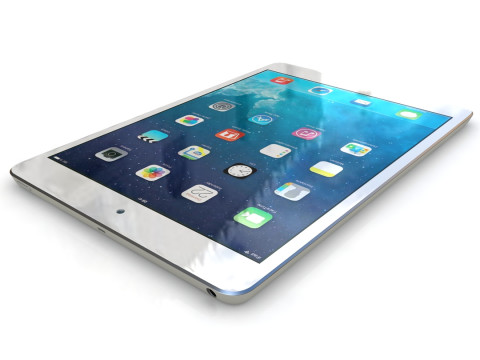 Apple iPad mini 2 silver 3D Model