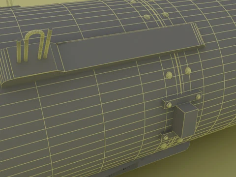 Atomic Bomb 3D Model