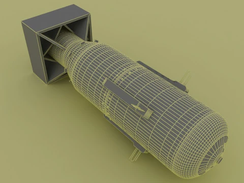 Atomic Bomb 3D Model