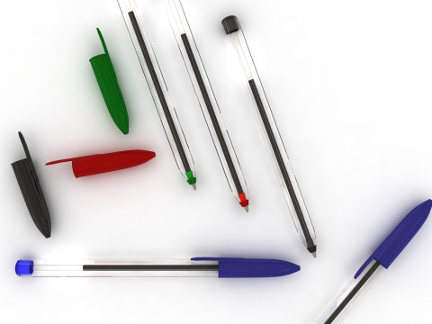 Ballpoint Pen 3Dモデル