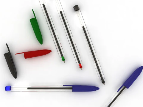 Ballpoint Pen 3D Model