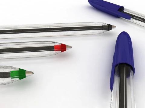 Ballpoint Pen 3D Model