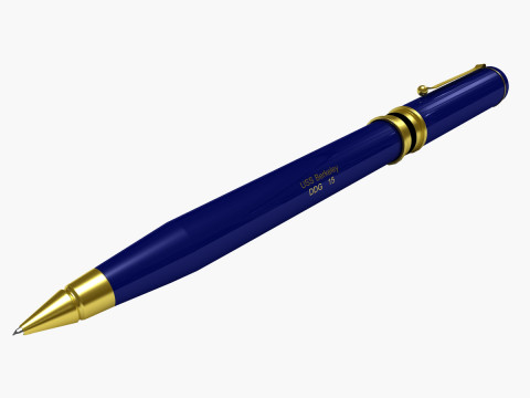 US BallPoint Pen 3D 모델