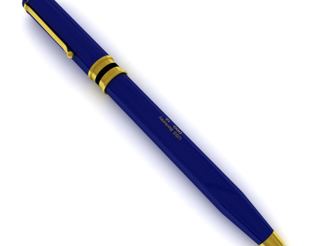 US BallPoint Pen 3D Model