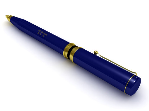 US BallPoint Pen 3D Model