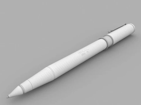 Długopis amerykański Model 3D