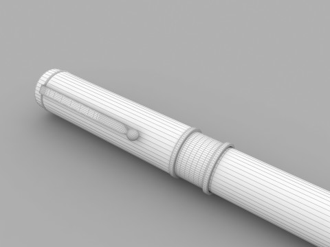 US BallPoint Pen 3D Model