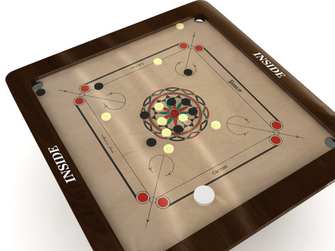 Carrom Board 3D 模型