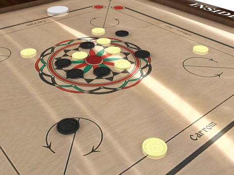 Carrom Board 3D 模型