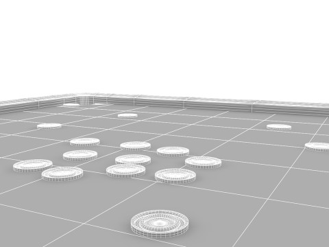 Carrom Board 3D 模型