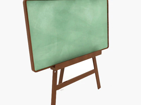 Quadro de giz Modelo 3D