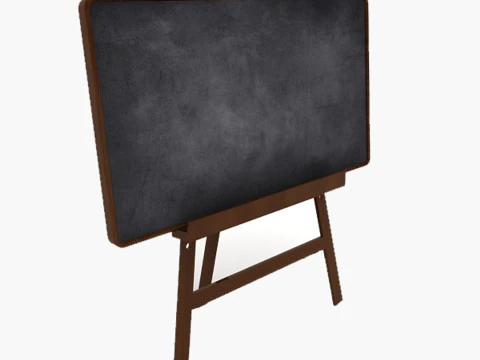 Chalk Board 3D Model