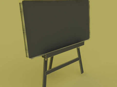 Chalk Board 3D Model
