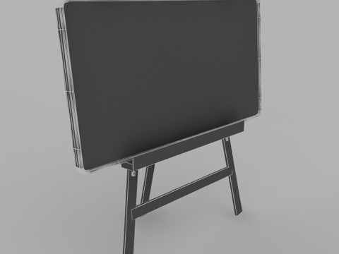 Chalk Board 3D 模型