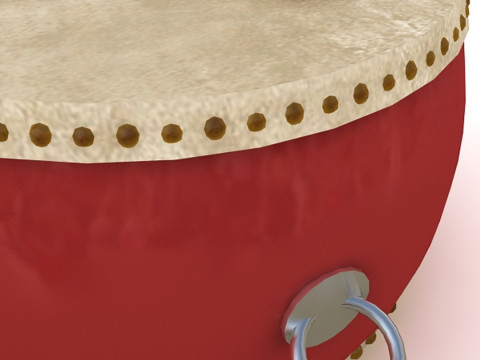 Chinese Drum 3D Model