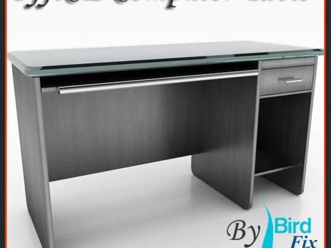 Компьютерный стол 3D Модель