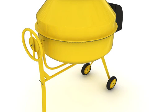 Concrete Mixer 3D Model