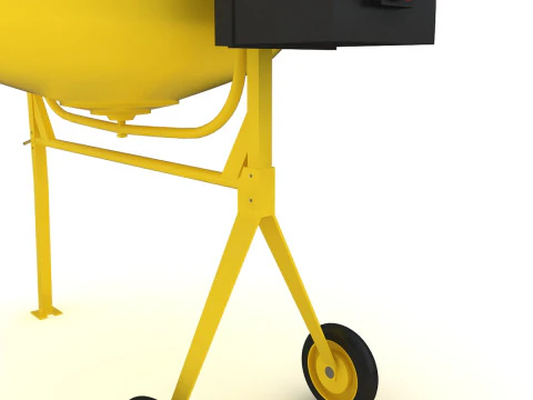 Concrete Mixer 3D Model
