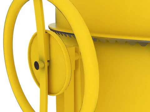 Concrete Mixer 3D Model