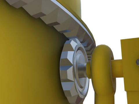 Concrete Mixer 3D Model
