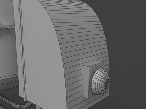 Concrete Mixer 3D Model