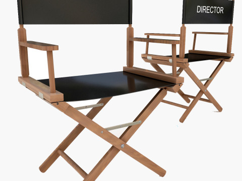 Director Chair 3D मॉडल