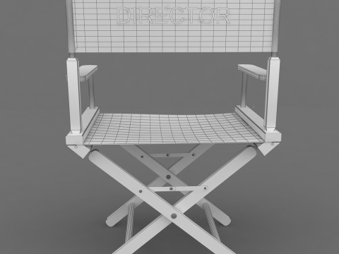 Director Chair Model 3D