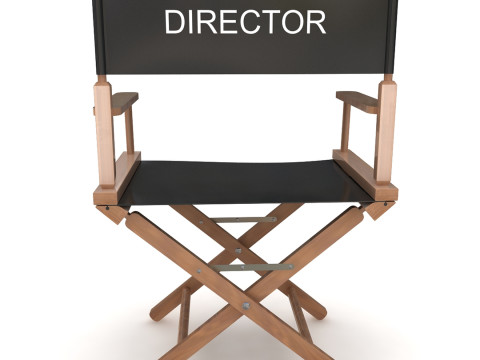 Director Chair Model 3D