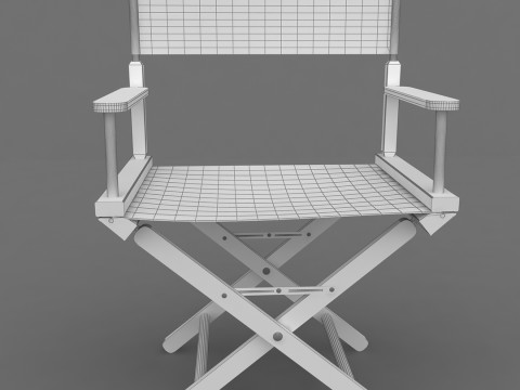 Director Chair Model 3D