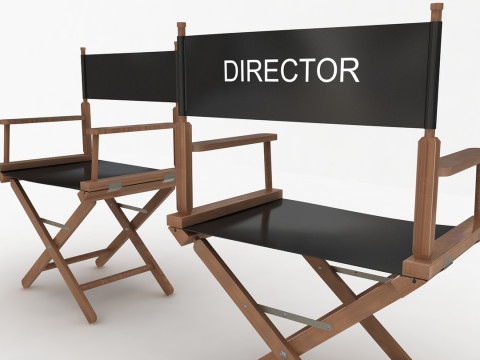 Director Chair Model 3D