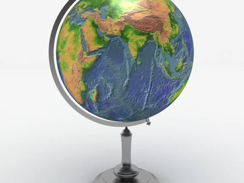 Antique Globe 3D Model