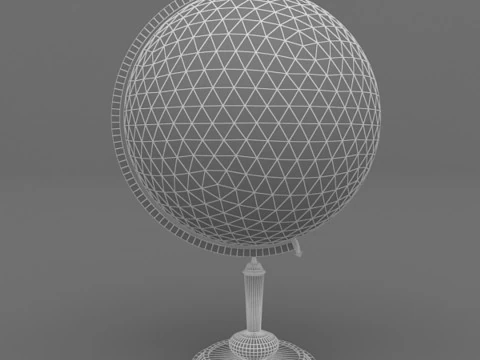 Antique Globe 3D Model