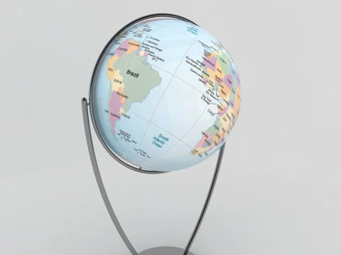 Globe 3D Model