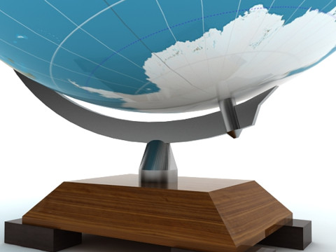 Stylish Globe 3D 模型