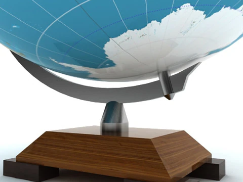 Globo elegante Modello 3D