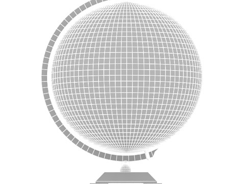 Stylish Globe 3D 模型