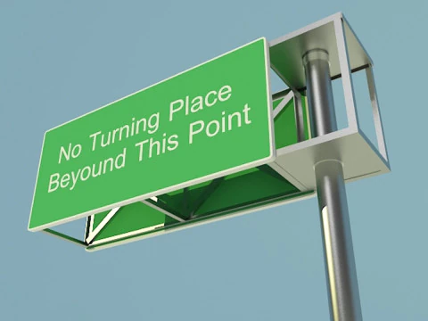 Segnale autostradale Modello 3D