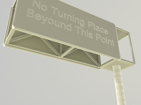 Highway Sign 3D Модель
