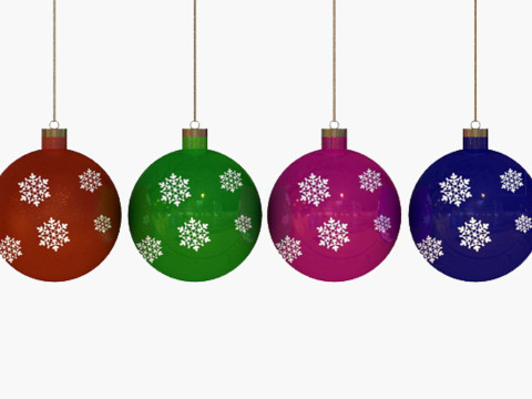 Christmas Balls 3D 모델
