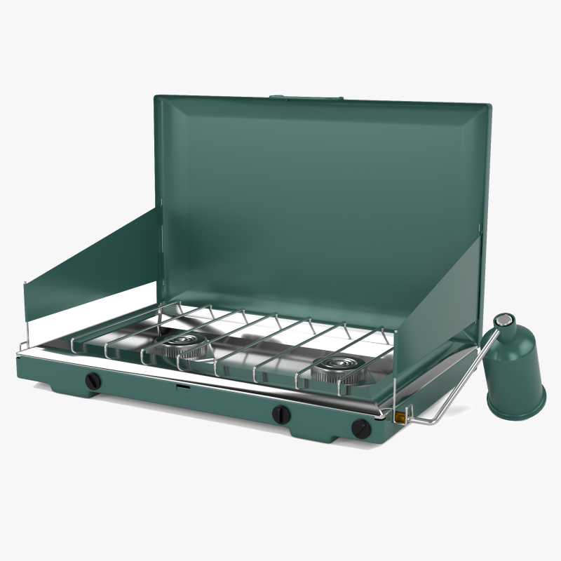 Portable Gas Stove 3D Model .c4d .max .obj .3ds .fbx .stl .blend 