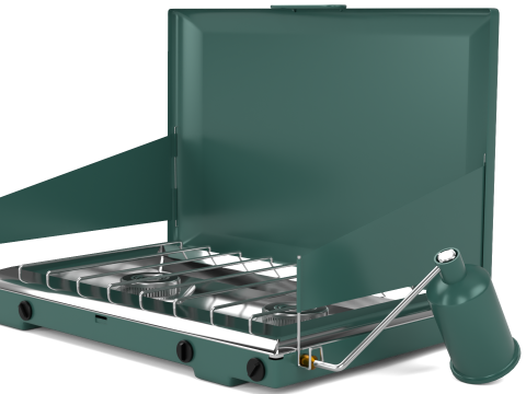 Portable Gas Stove 3D Model