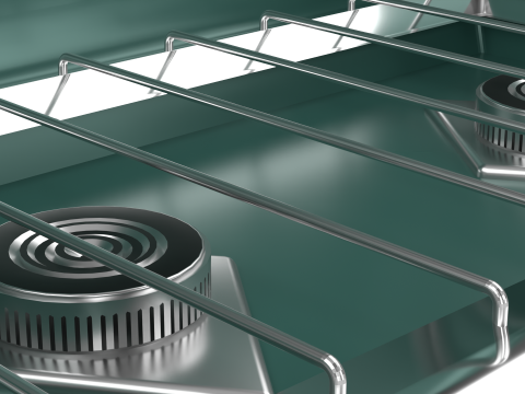Portable Gas Stove 3D Model