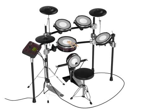 Electronic Drum Set 3D Model