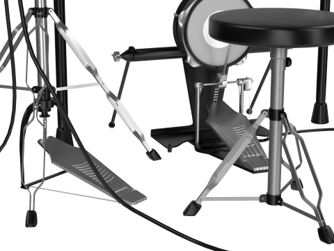 Electronic Drum Set 3D Model