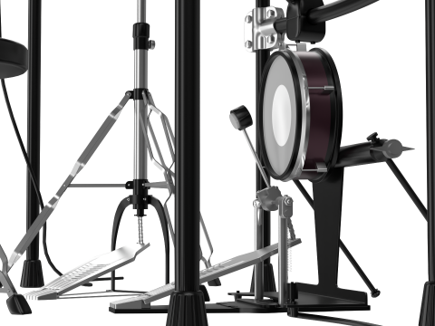 Electronic Drum Set 3D Model