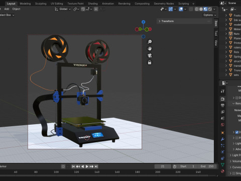 3D-принтер Трокси 3D Модель