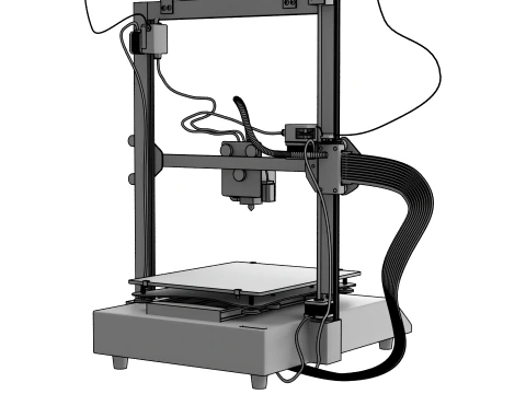 3D Printer Tronxy 3D Model